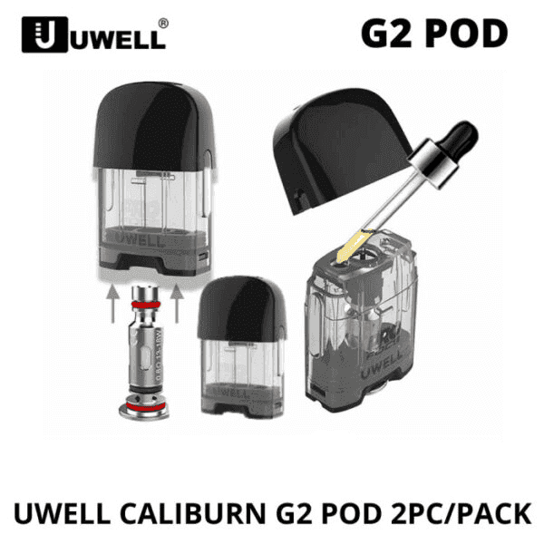 Uwell Caliburn G2 咖哩棒煙彈空倉成品芯官網:圖片 4